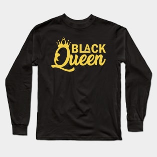 Black Queen, Black History Month Long Sleeve T-Shirt